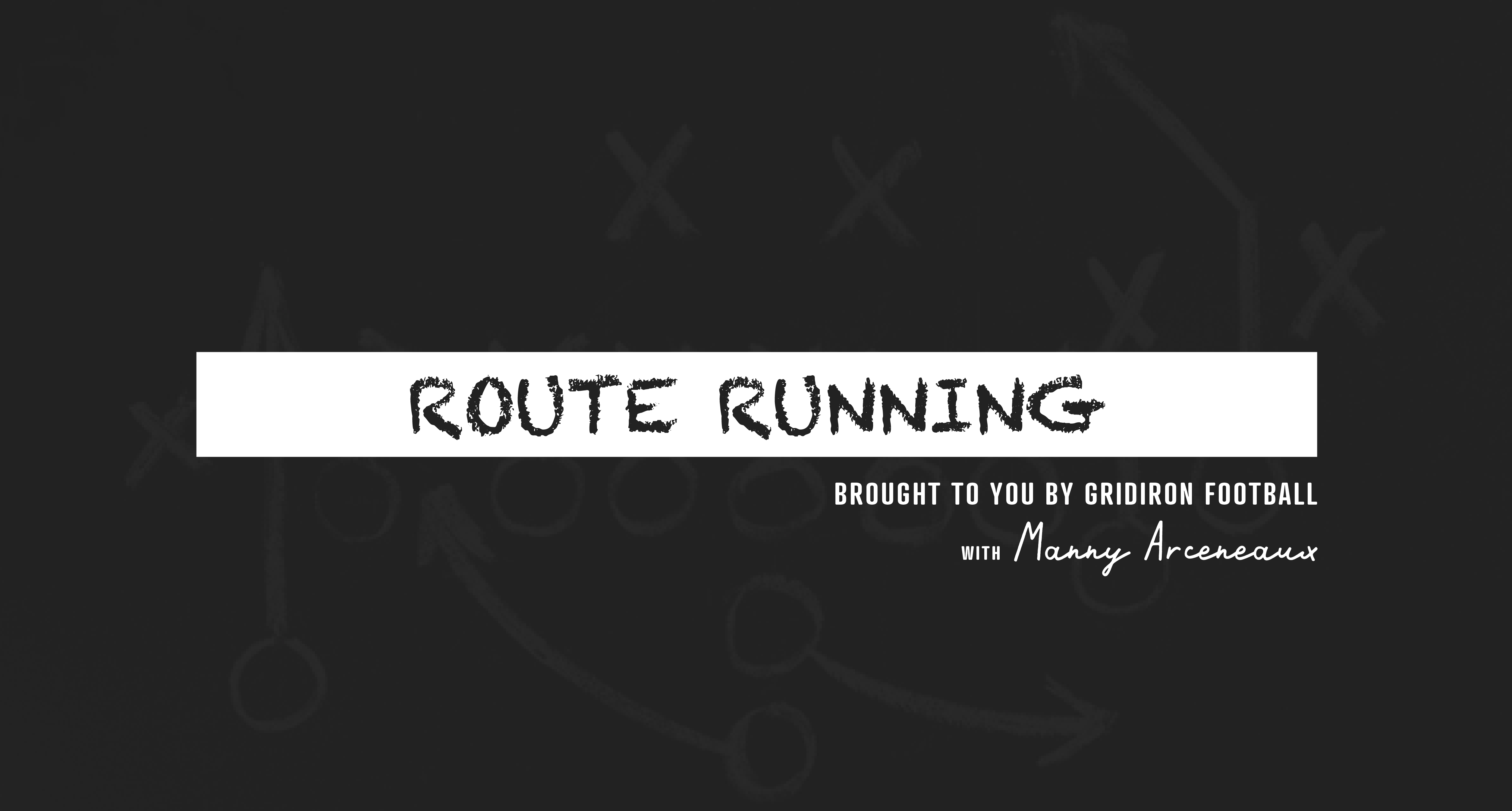 Pro Football Athlete Shows How to Run A Route
