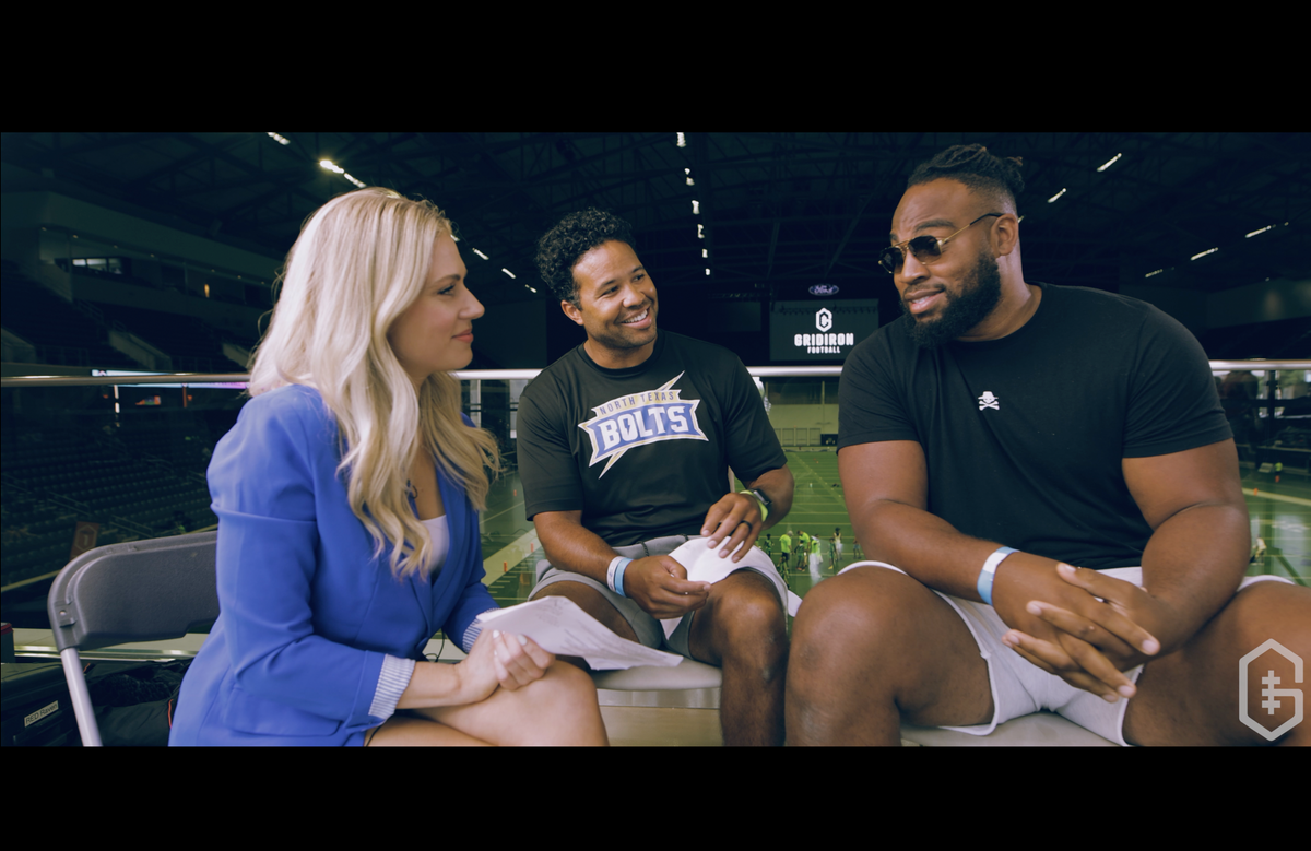 Former NFL Pros, Josh Barrett And Rico Gathers, Take On The Gridiron B ...