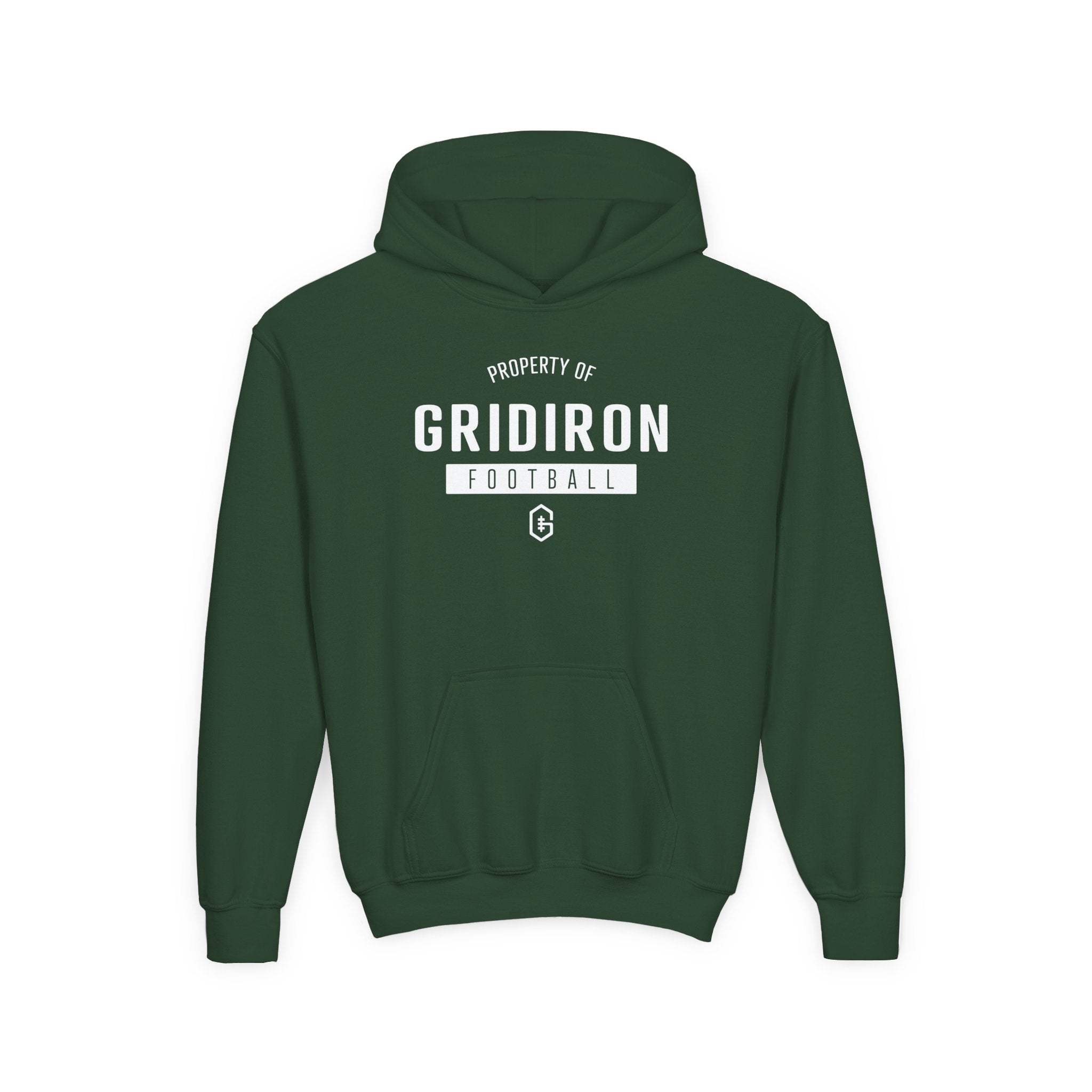Gridiron 'Property Of' Youth Fleece Hooded Sweatshirt