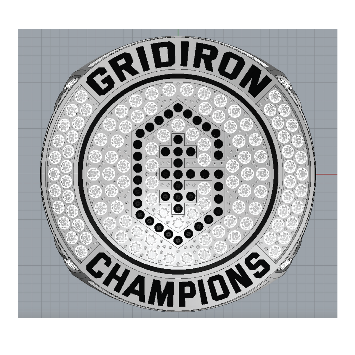 Gridiron Championship Ring Gridiron Football