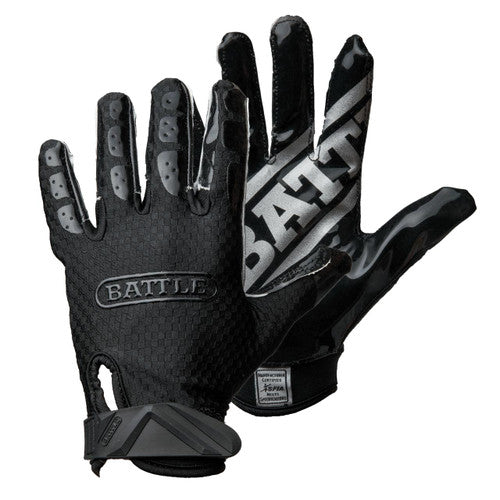 Triple Threat Youth Football Gloves by Battle