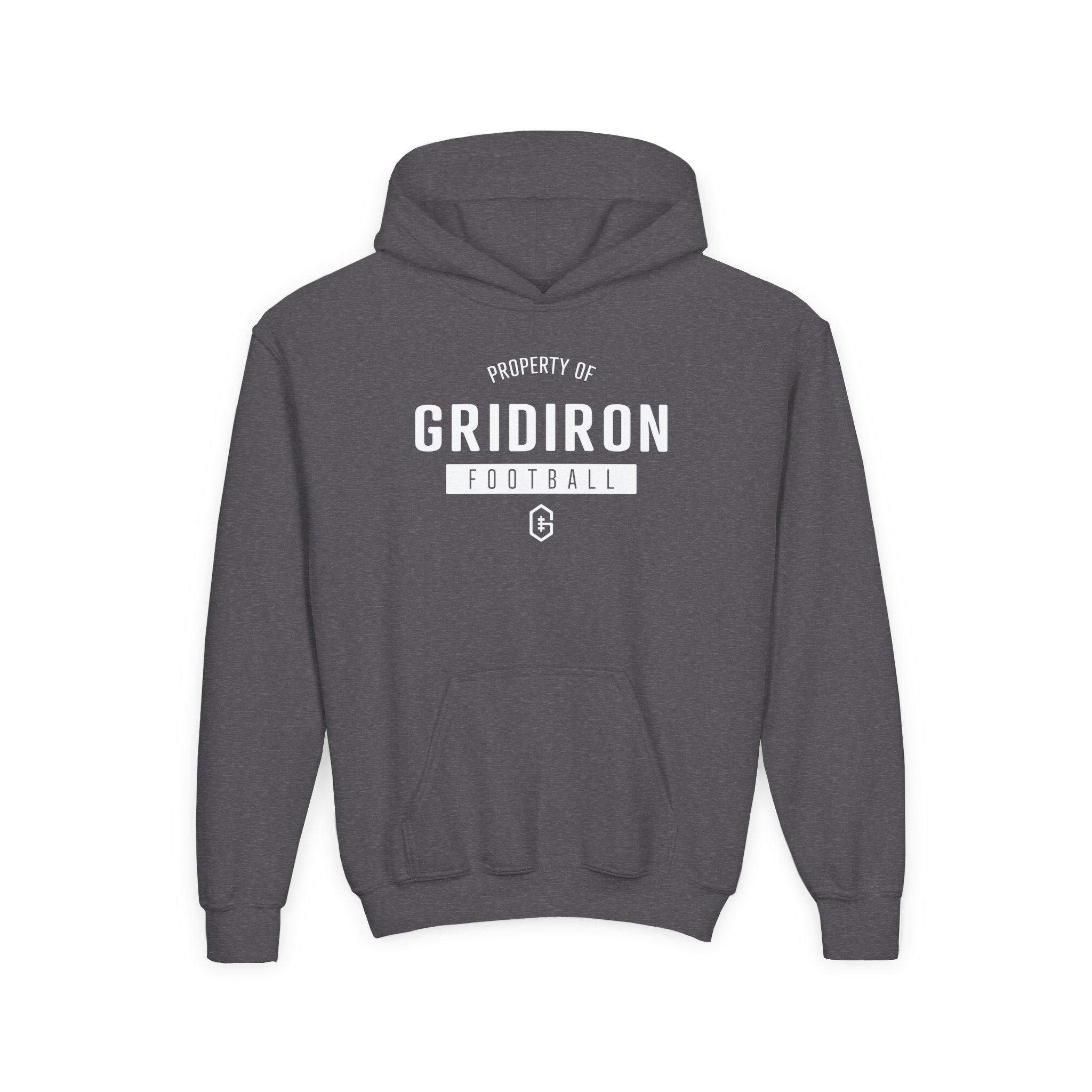 Gridiron 'Property Of' Youth Fleece Hooded Sweatshirt