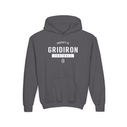 Gridiron 'Property Of' Youth Fleece Hooded Sweatshirt
