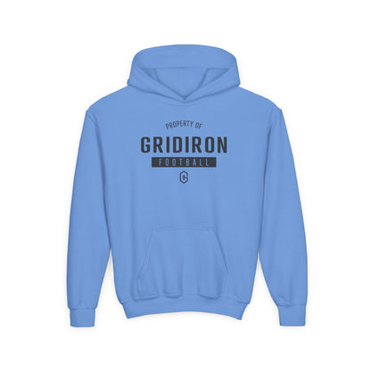 Gridiron 'Property Of' Youth Fleece Hooded Sweatshirt