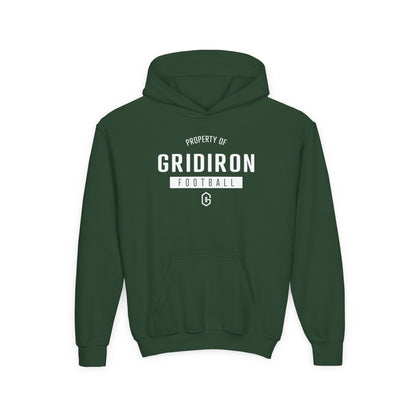Gridiron 'Property Of' Youth Fleece Hooded Sweatshirt