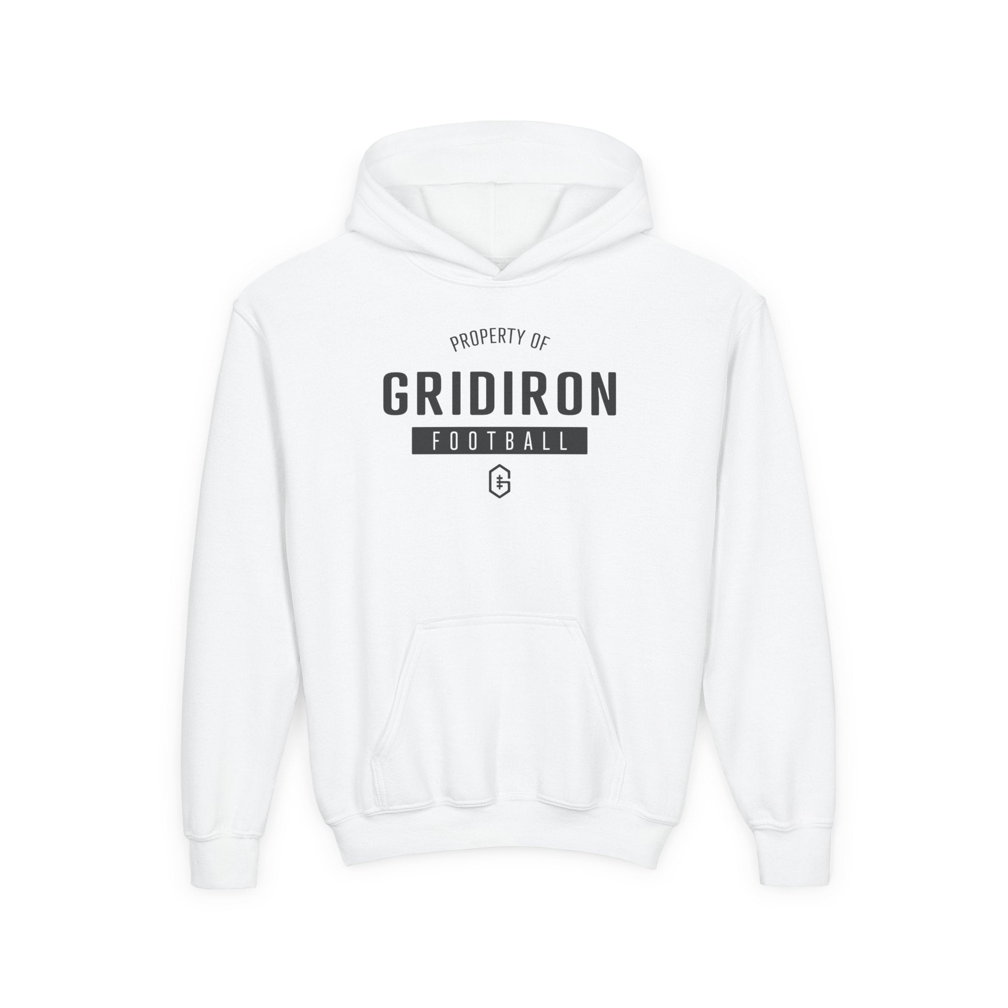 Gridiron 'Property Of' Youth Fleece Hooded Sweatshirt