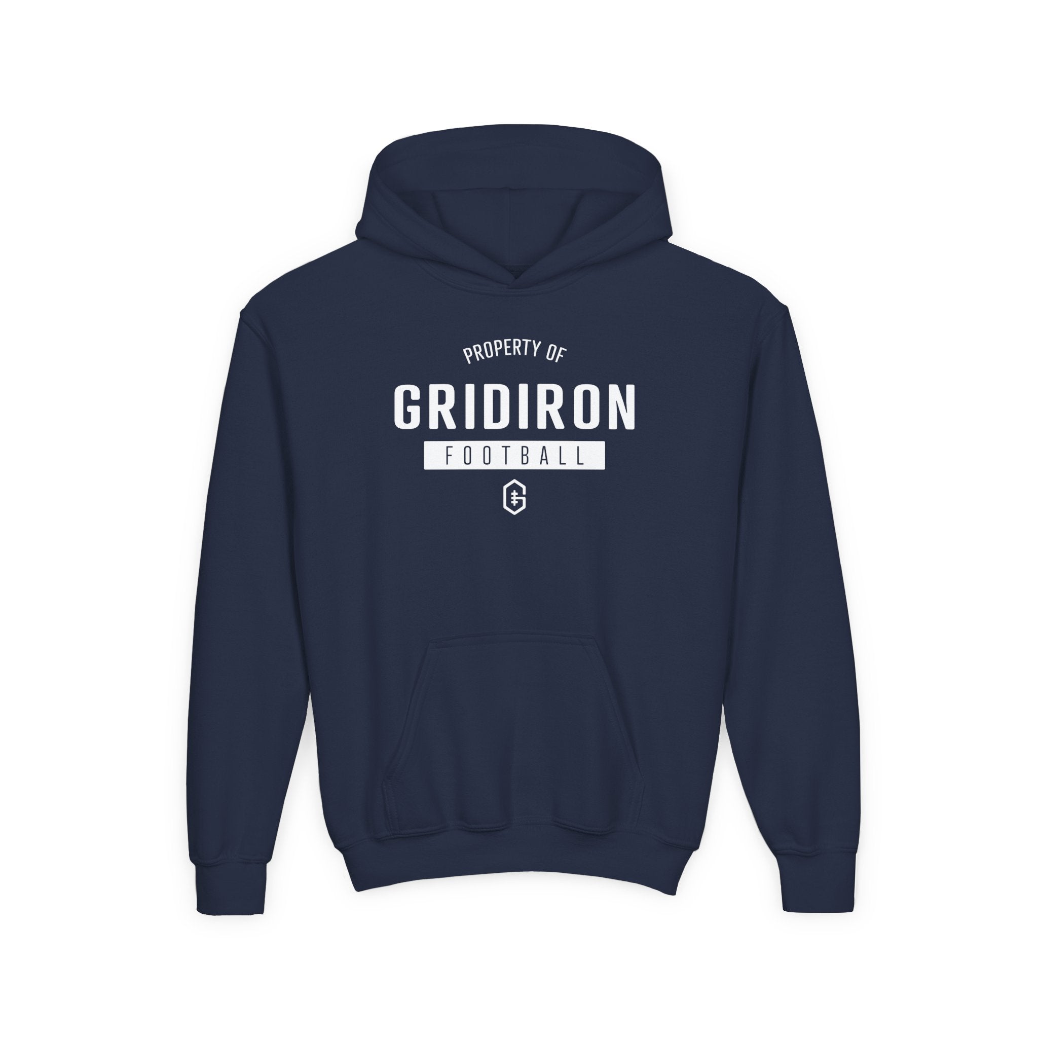 Gridiron 'Property Of' Youth Fleece Hooded Sweatshirt