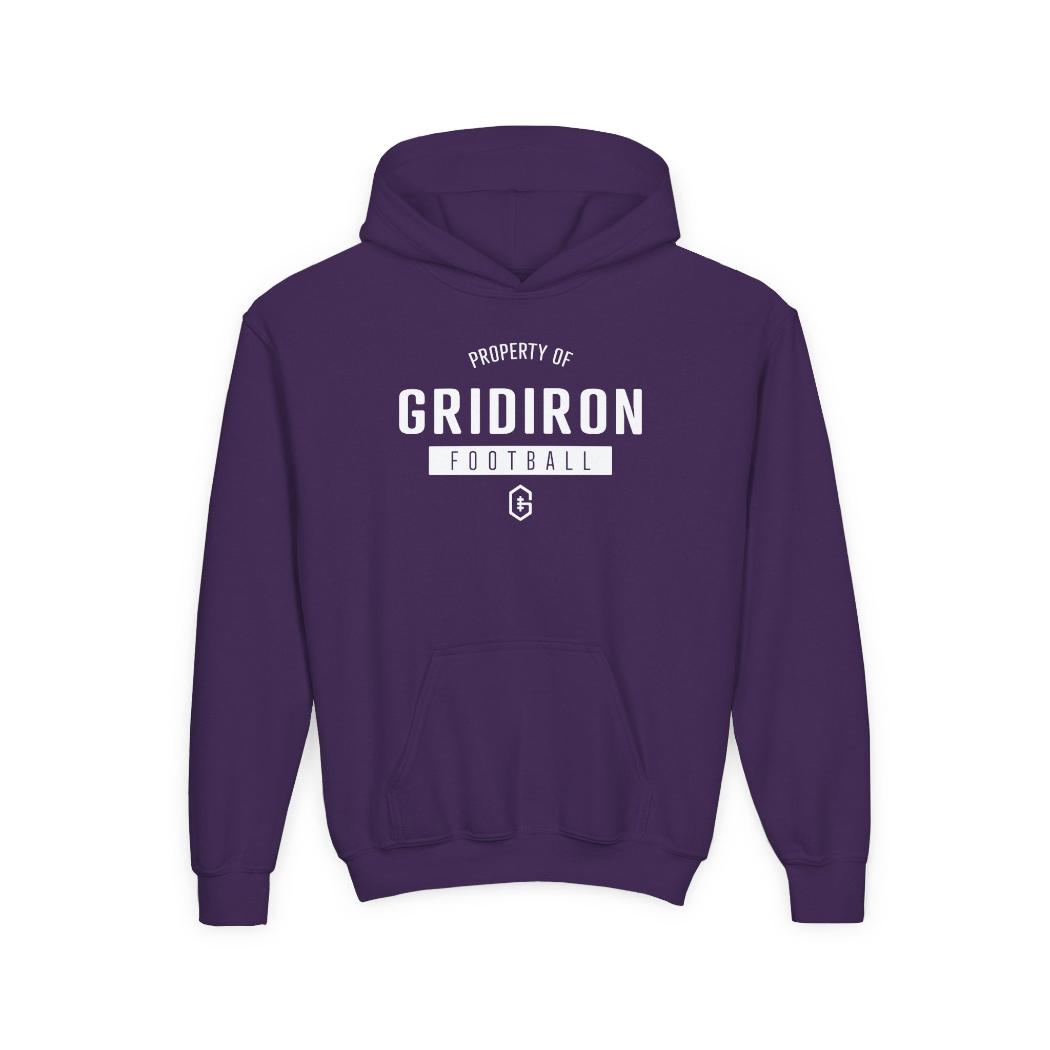 Gridiron 'Property Of' Youth Fleece Hooded Sweatshirt