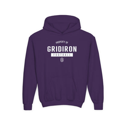 Gridiron 'Property Of' Youth Fleece Hooded Sweatshirt