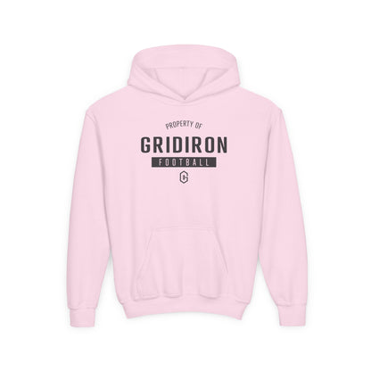 Gridiron 'Property Of' Youth Fleece Hooded Sweatshirt