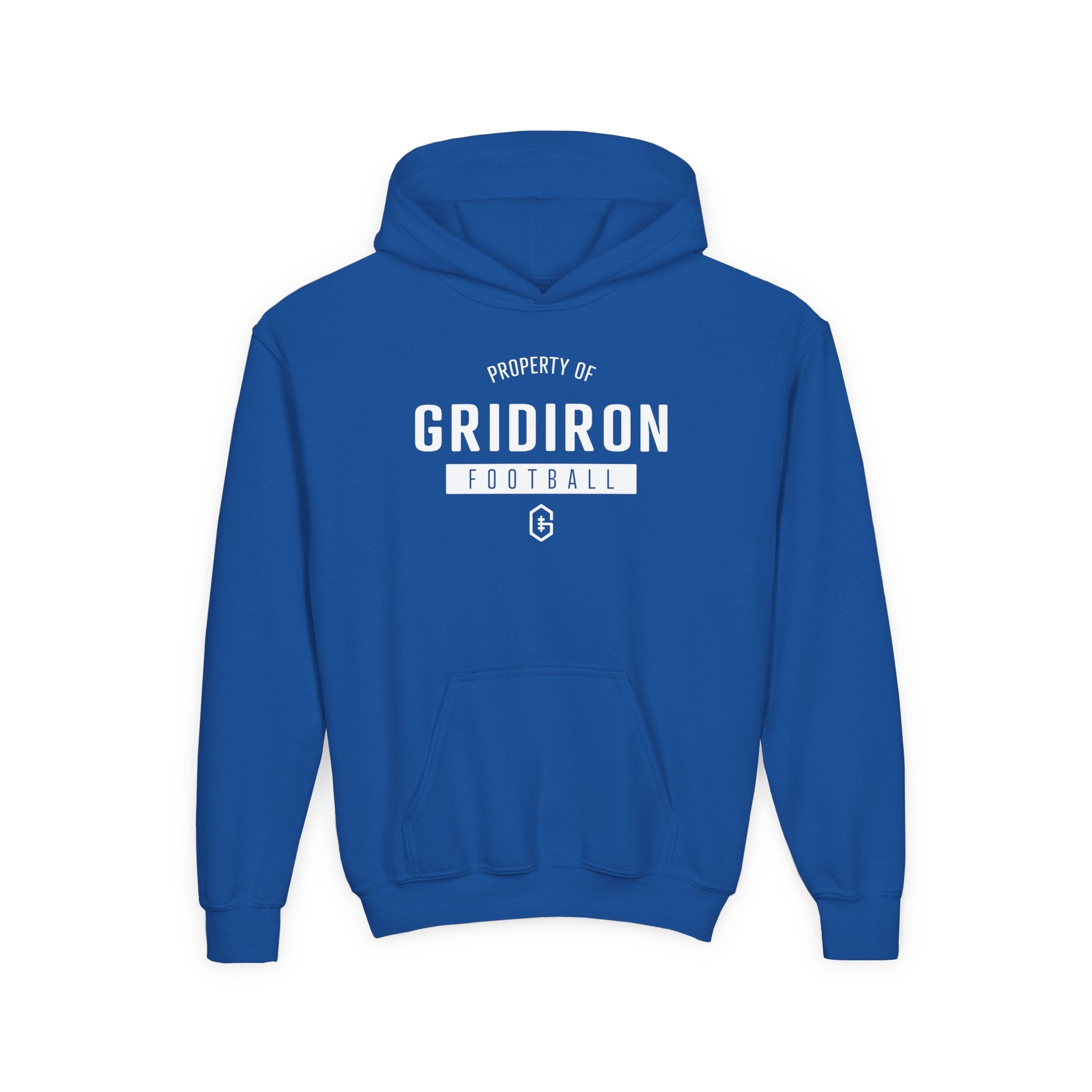 Gridiron 'Property Of' Youth Fleece Hooded Sweatshirt