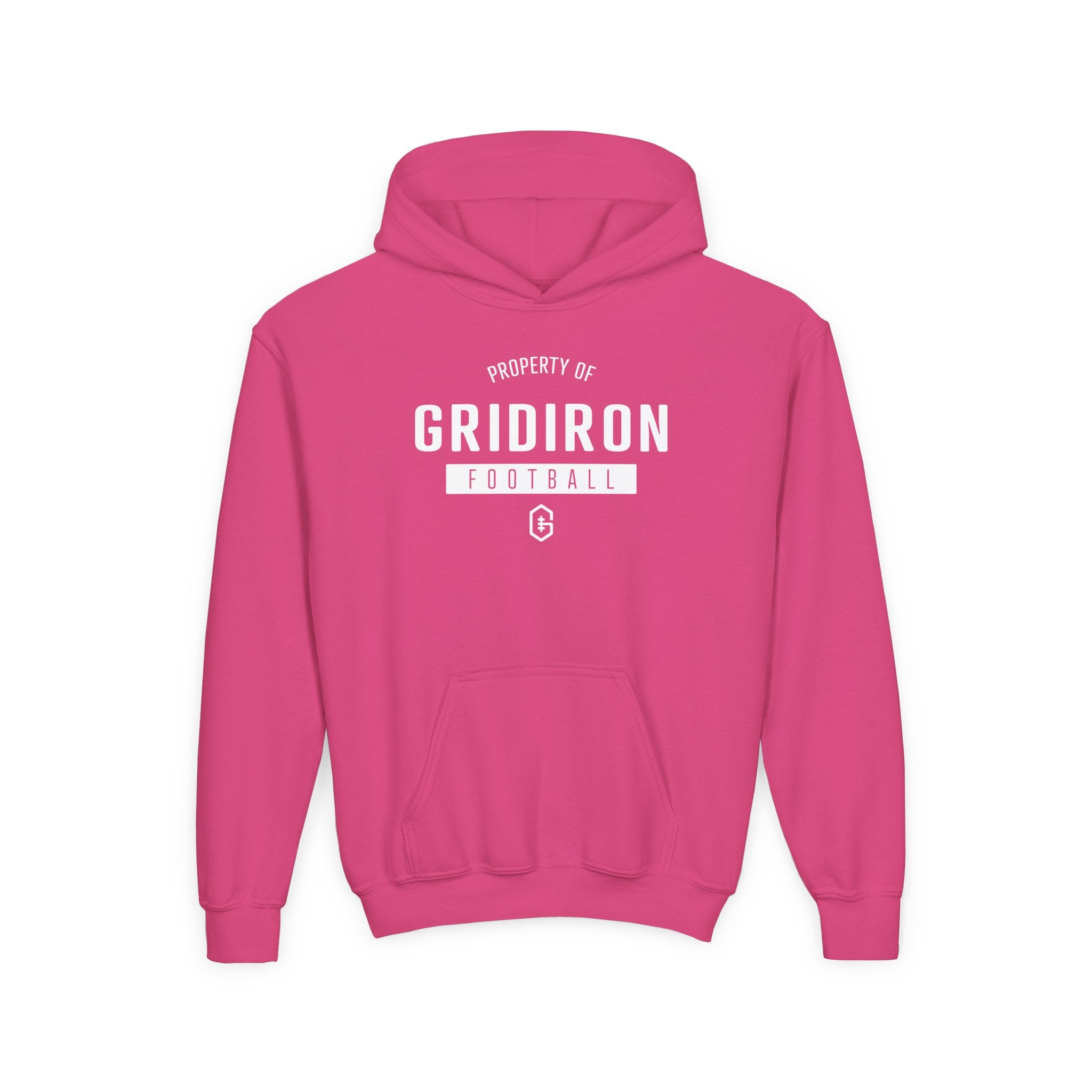 Gridiron 'Property Of' Youth Fleece Hooded Sweatshirt