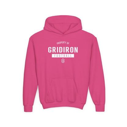 Gridiron 'Property Of' Youth Fleece Hooded Sweatshirt