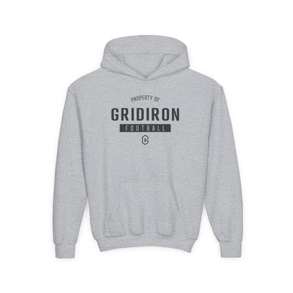 Gridiron 'Property Of' Youth Fleece Hooded Sweatshirt