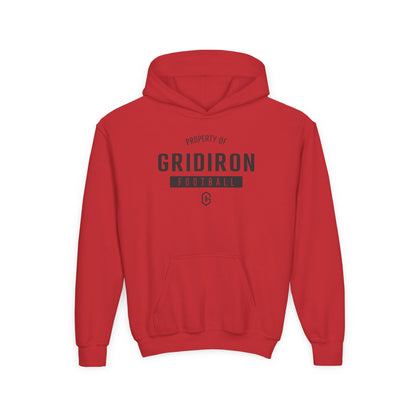 Gridiron 'Property Of' Youth Fleece Hooded Sweatshirt
