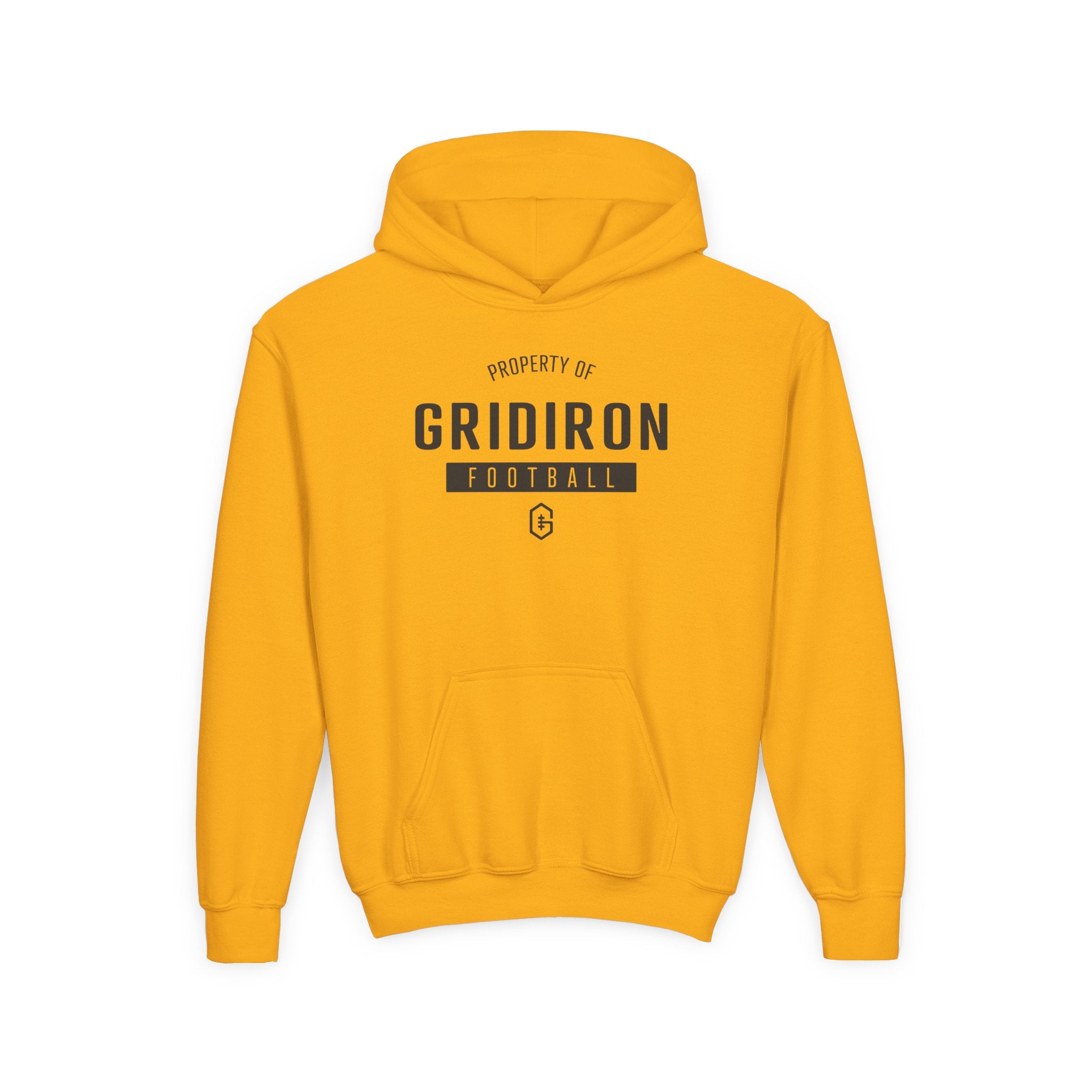 Gridiron 'Property Of' Youth Fleece Hooded Sweatshirt